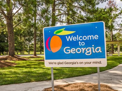 Welcome to Georgia sign