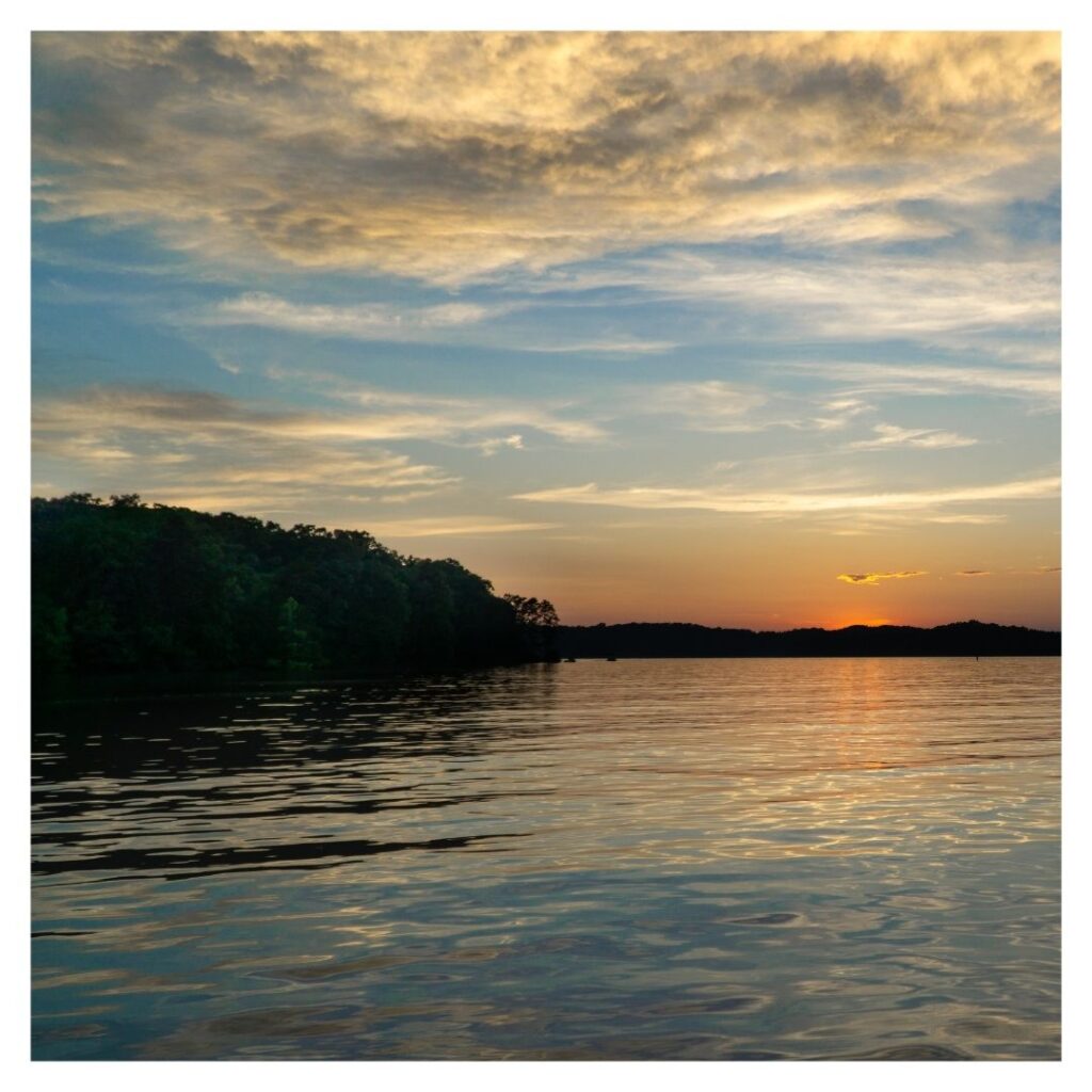 Lake sunset