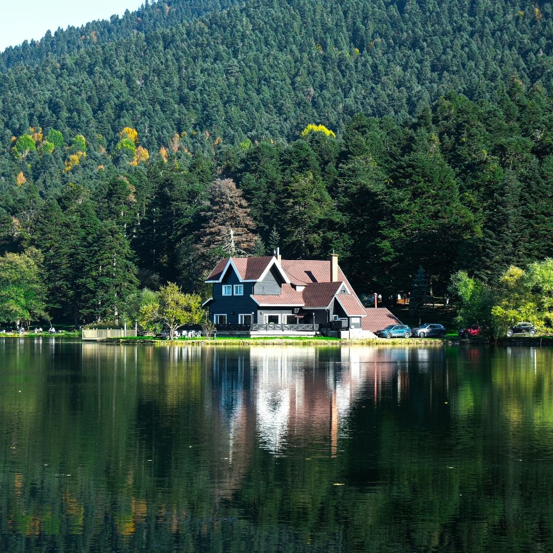 a lake house